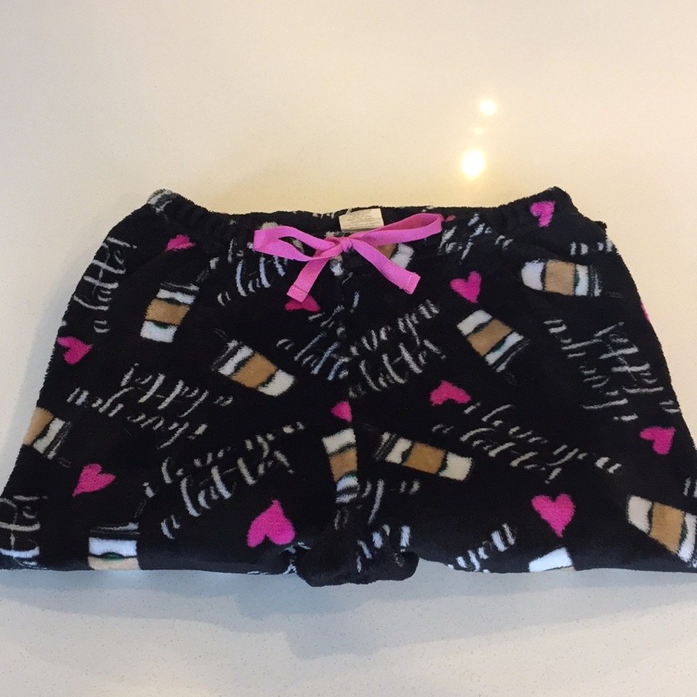 “I LOVE YOU A LATTE!” Pajama Pants Women’s Small